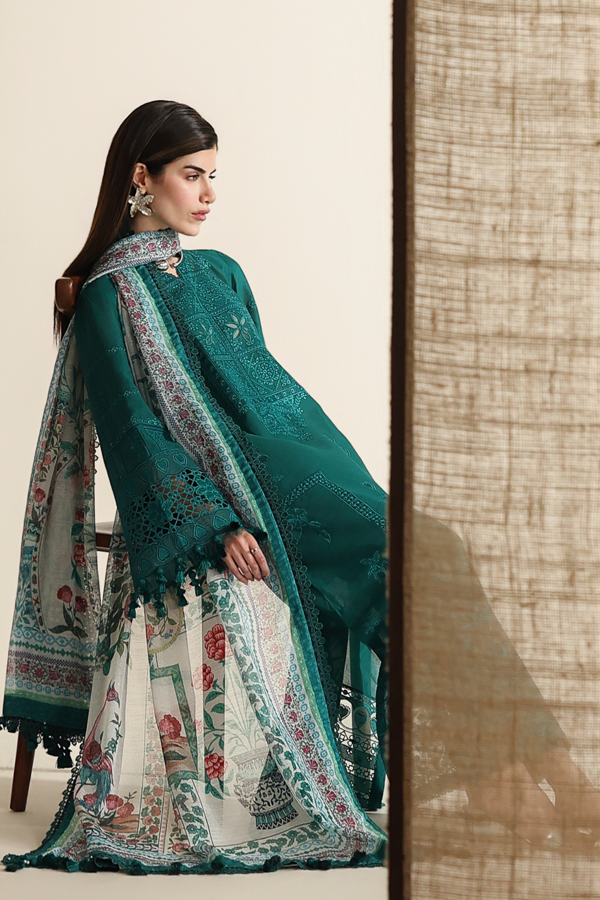 EMBROIDERED LAWN IL26-D03