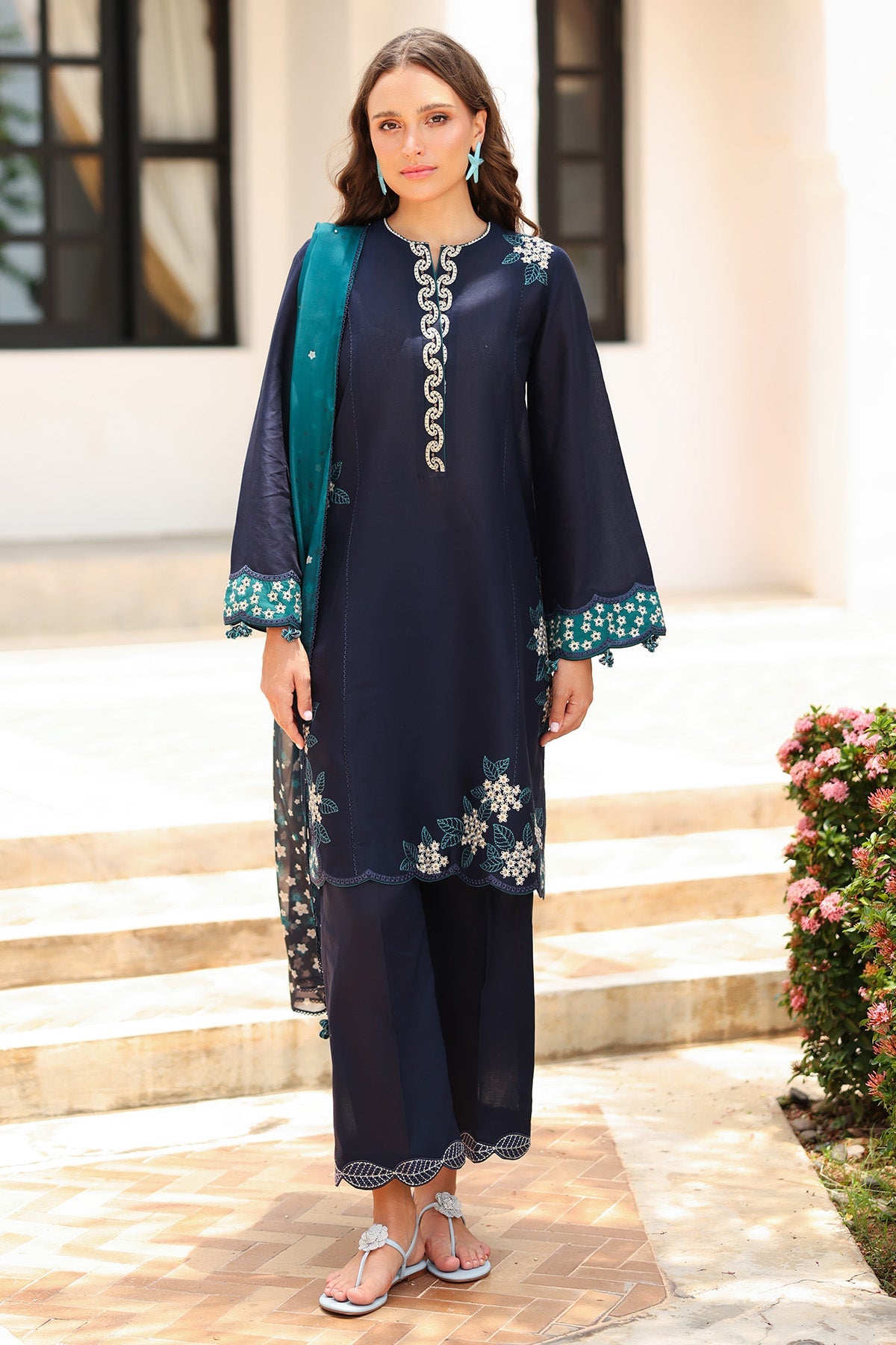 EMBROIDERED LAWN RTW-1302