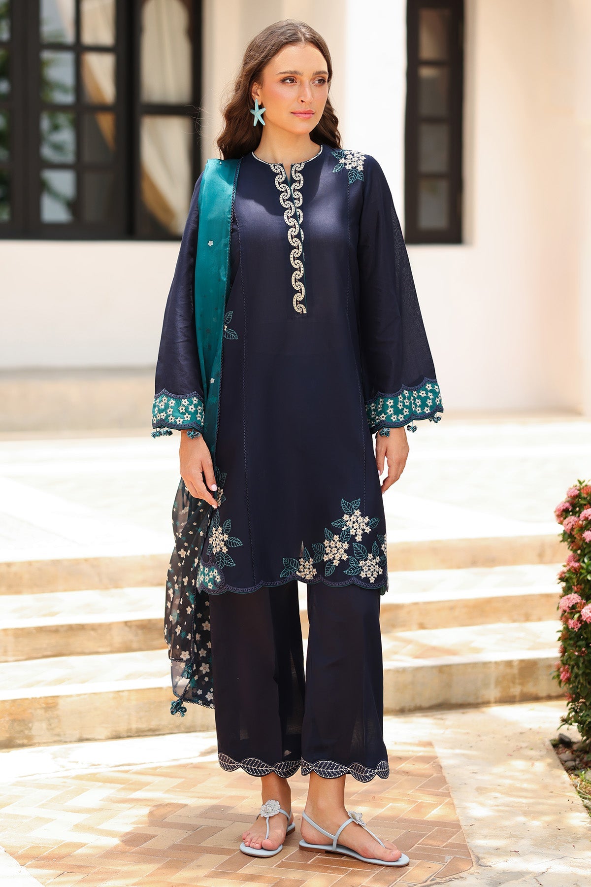 EMBROIDERED LAWN RTW-1302