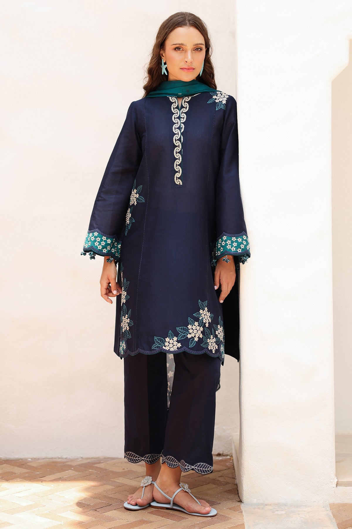 EMBROIDERED LAWN RTW-1302