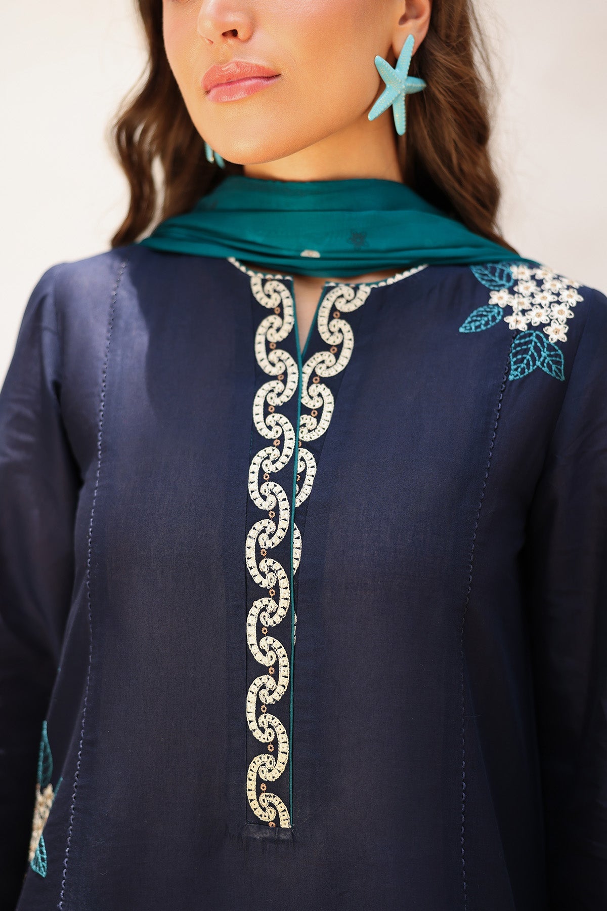EMBROIDERED LAWN RTW-1302