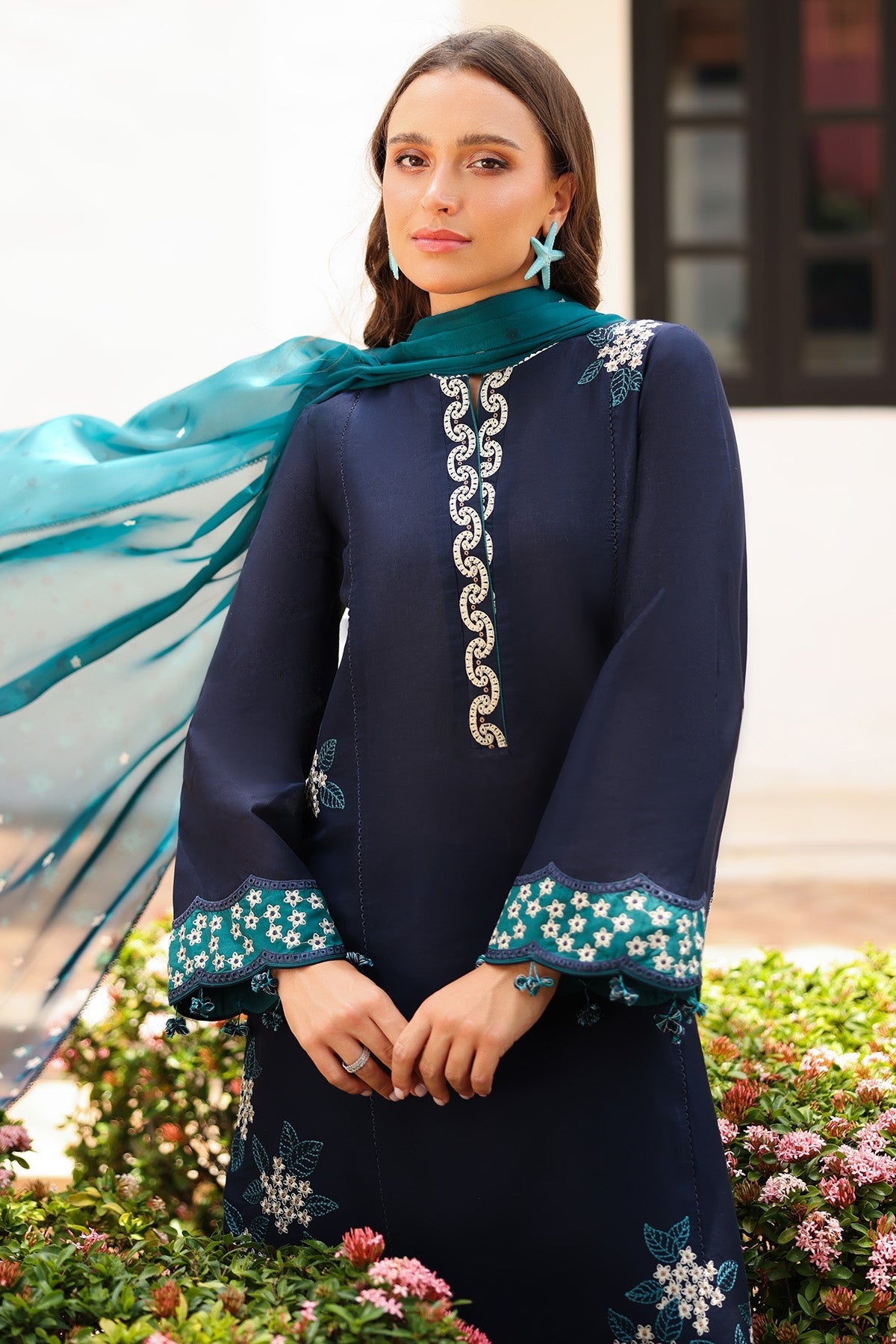 EMBROIDERED LAWN RTW-1302