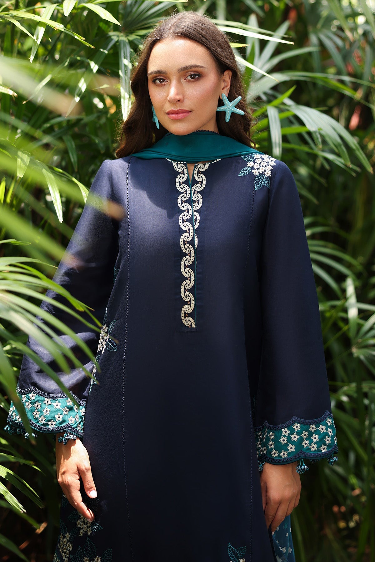 EMBROIDERED LAWN RTW-1302