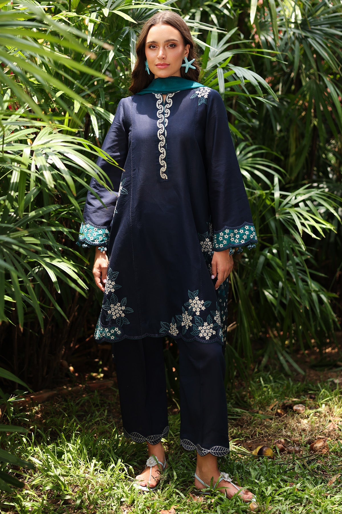 EMBROIDERED LAWN RTW-1302