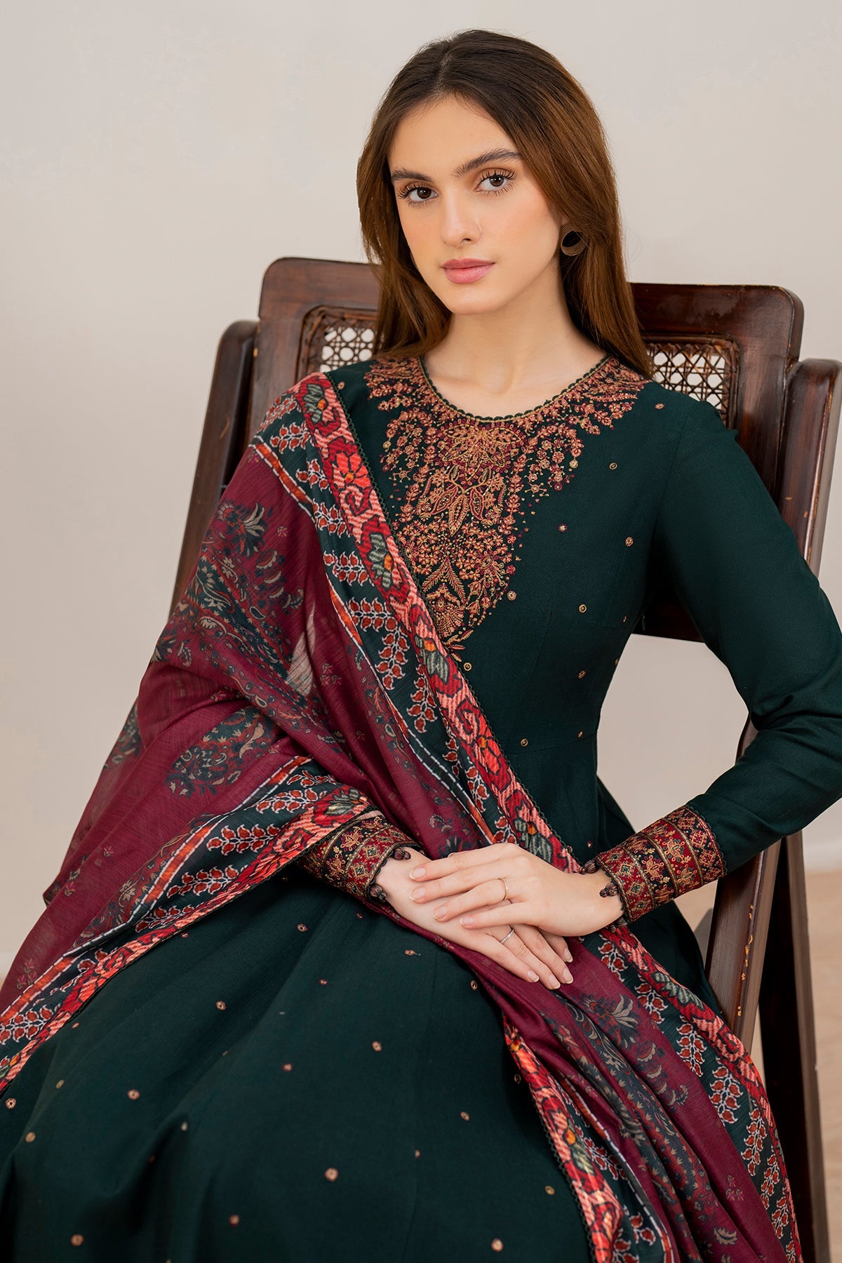 EMBROIDERED LAWN RTW-1292