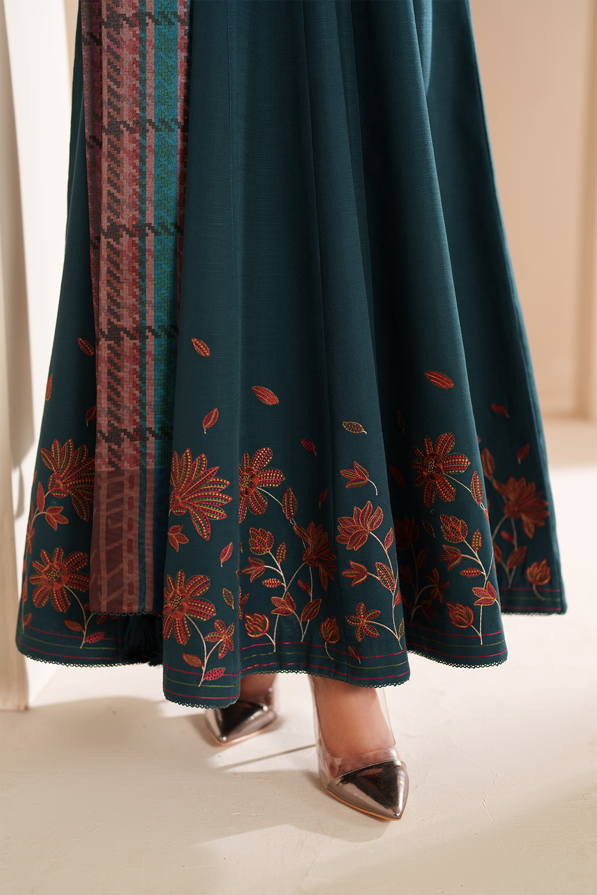 Embroidered Khaddar RTW-1244