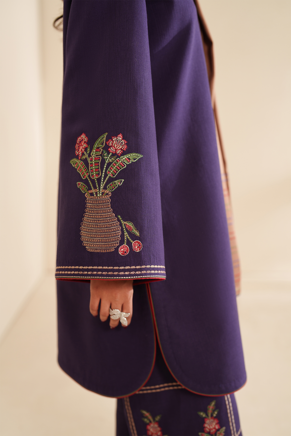 Embroidered Khaddar RTW-1263