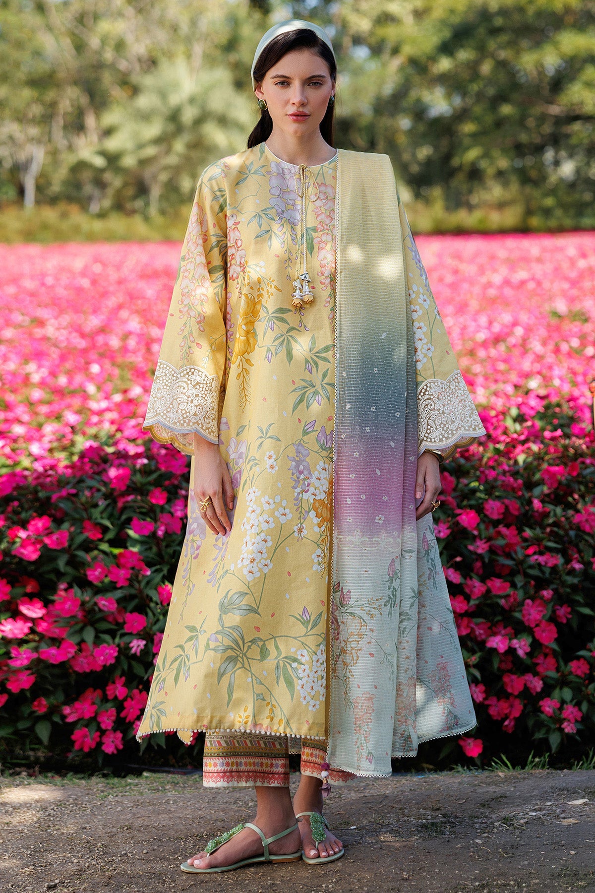 EMBROIDERED LAWN RTW-1307