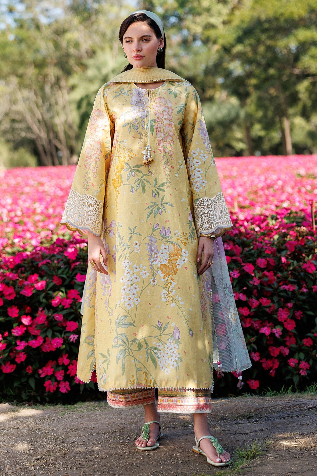 EMBROIDERED LAWN RTW-1307