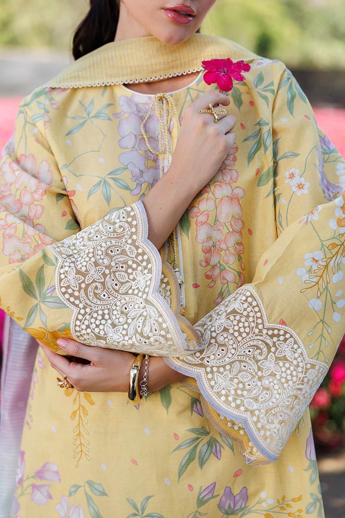 EMBROIDERED LAWN RTW-1307