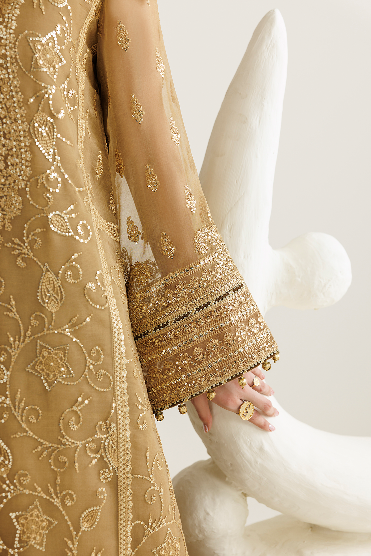 EMBROIDERED CHIFFON UC-3136