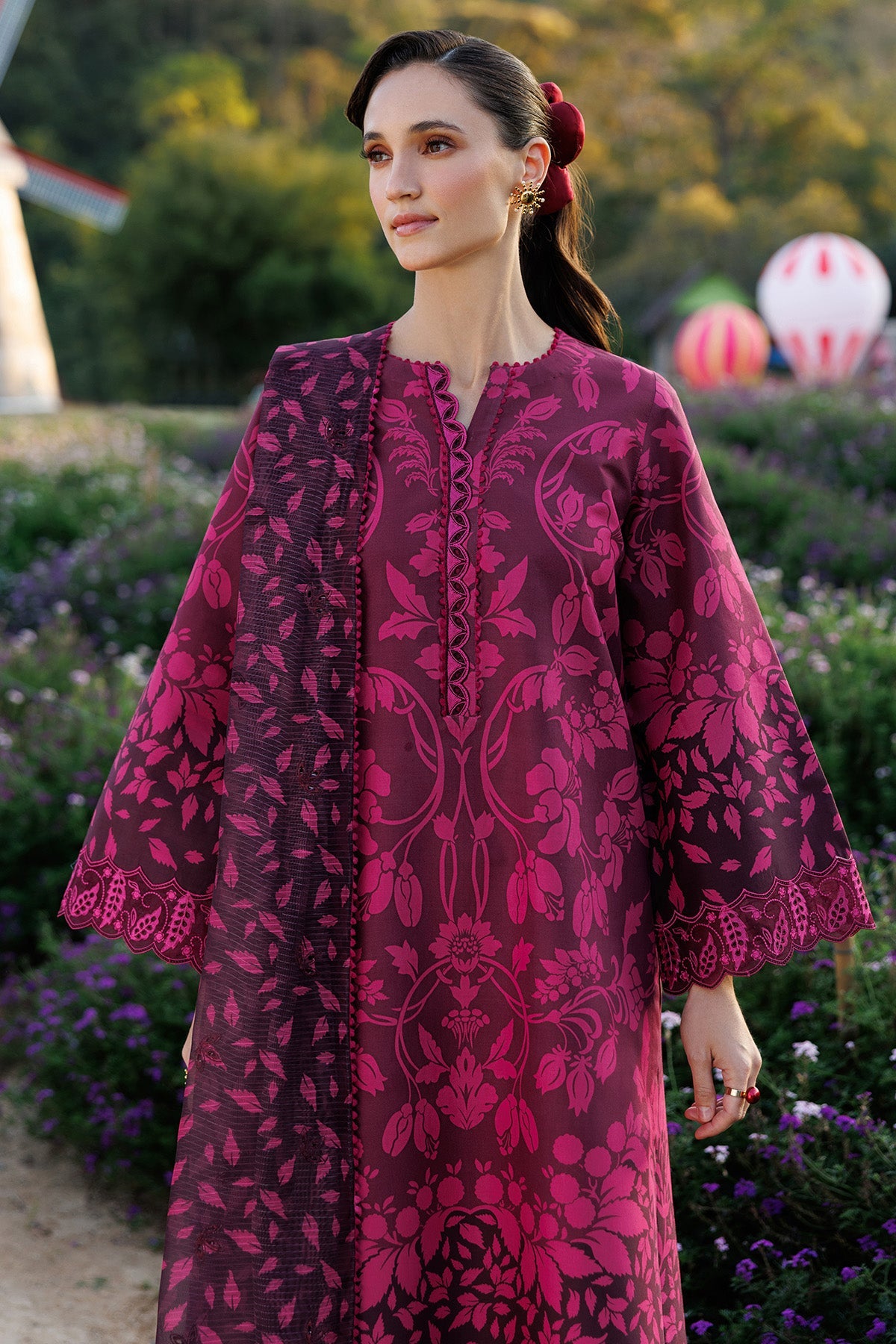 EMBROIDERED LAWN USE-9306