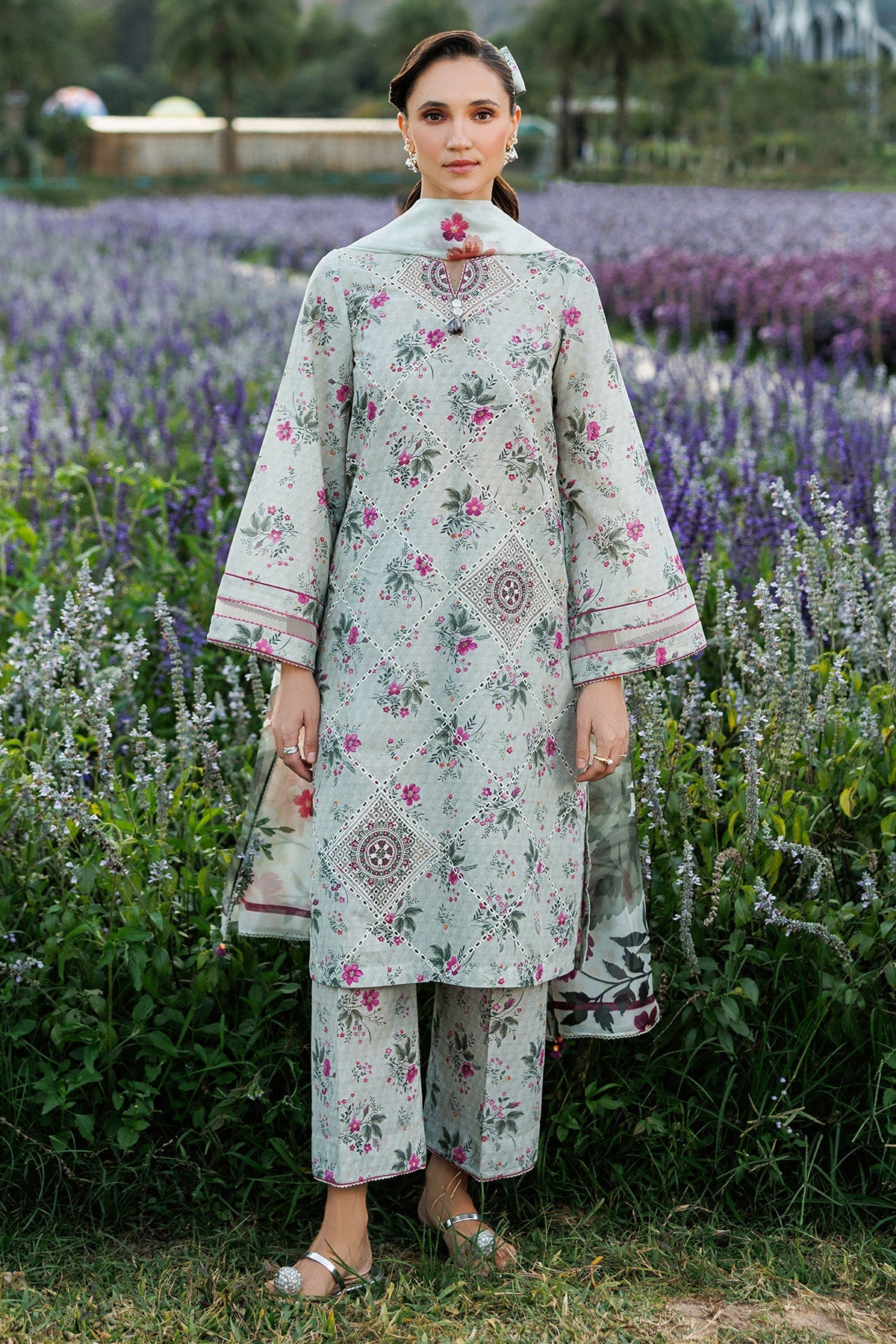 EMBROIDERED LAWN RTW-1282