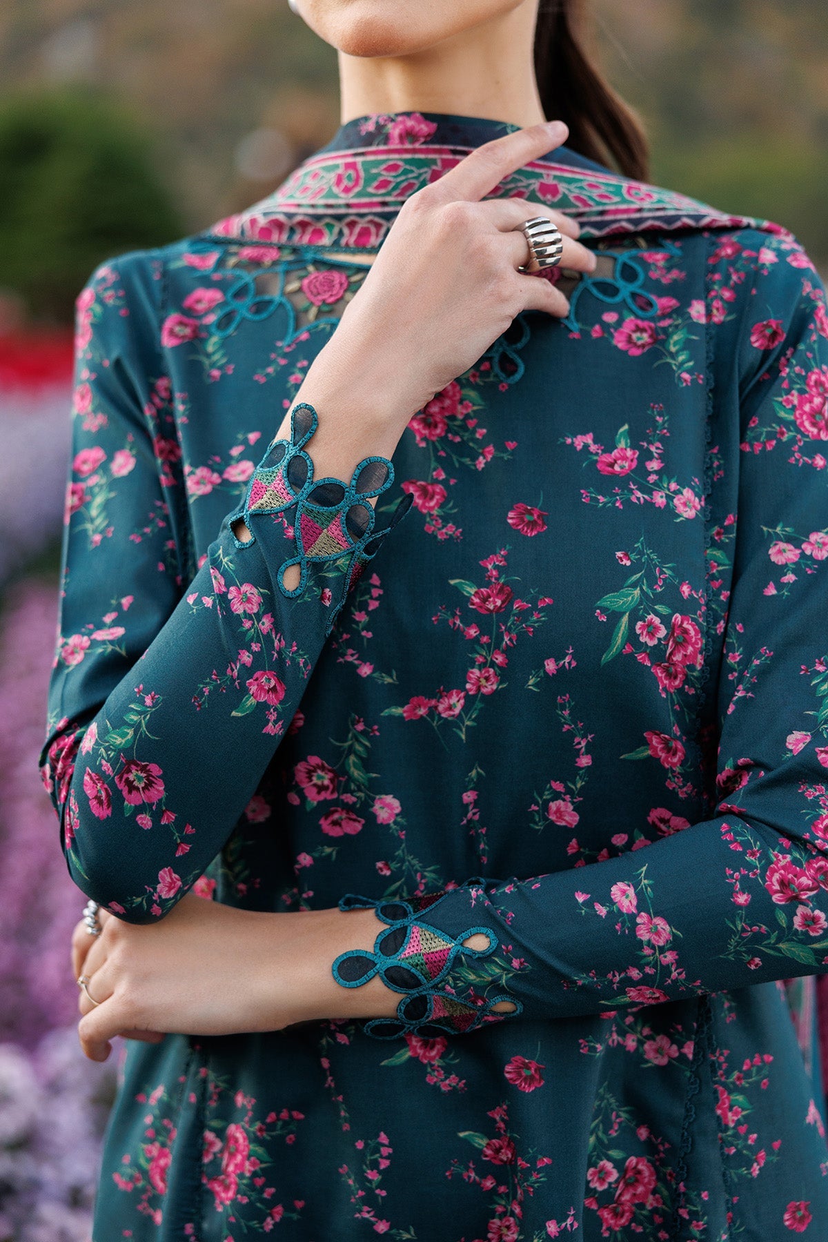 EMBROIDERED LAWN RTW-1285