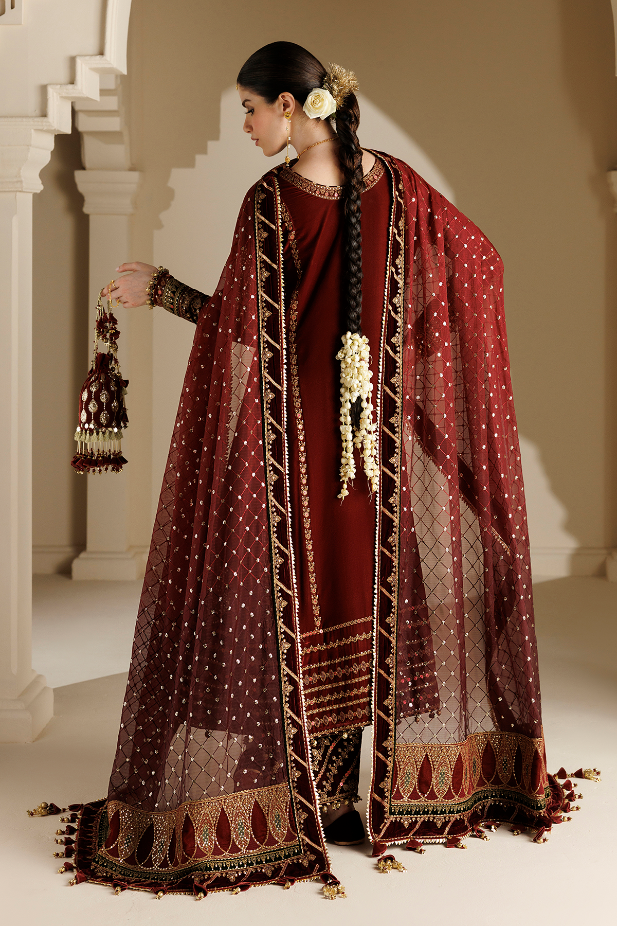 Embroidered Velvet Formal CVF26-D10