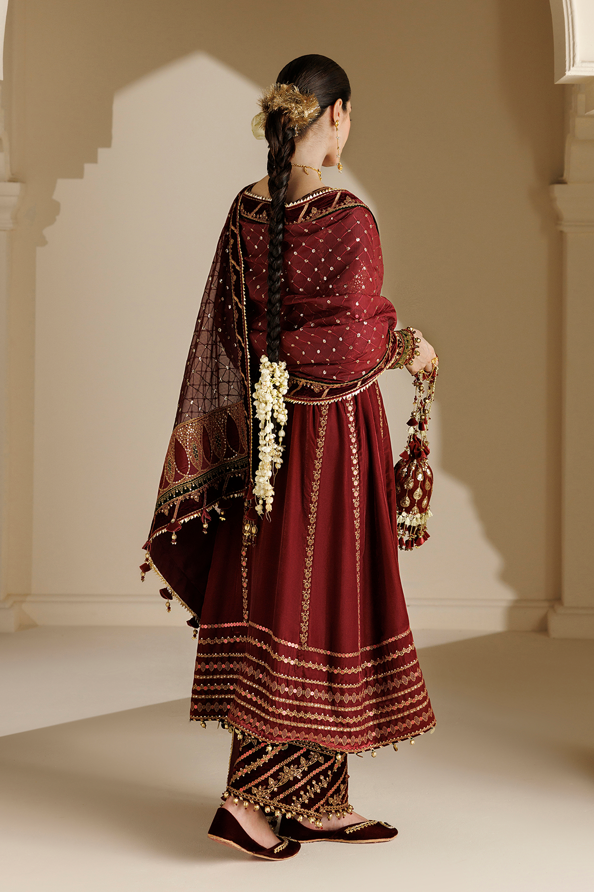 Embroidered Velvet Formal CVF26-D10