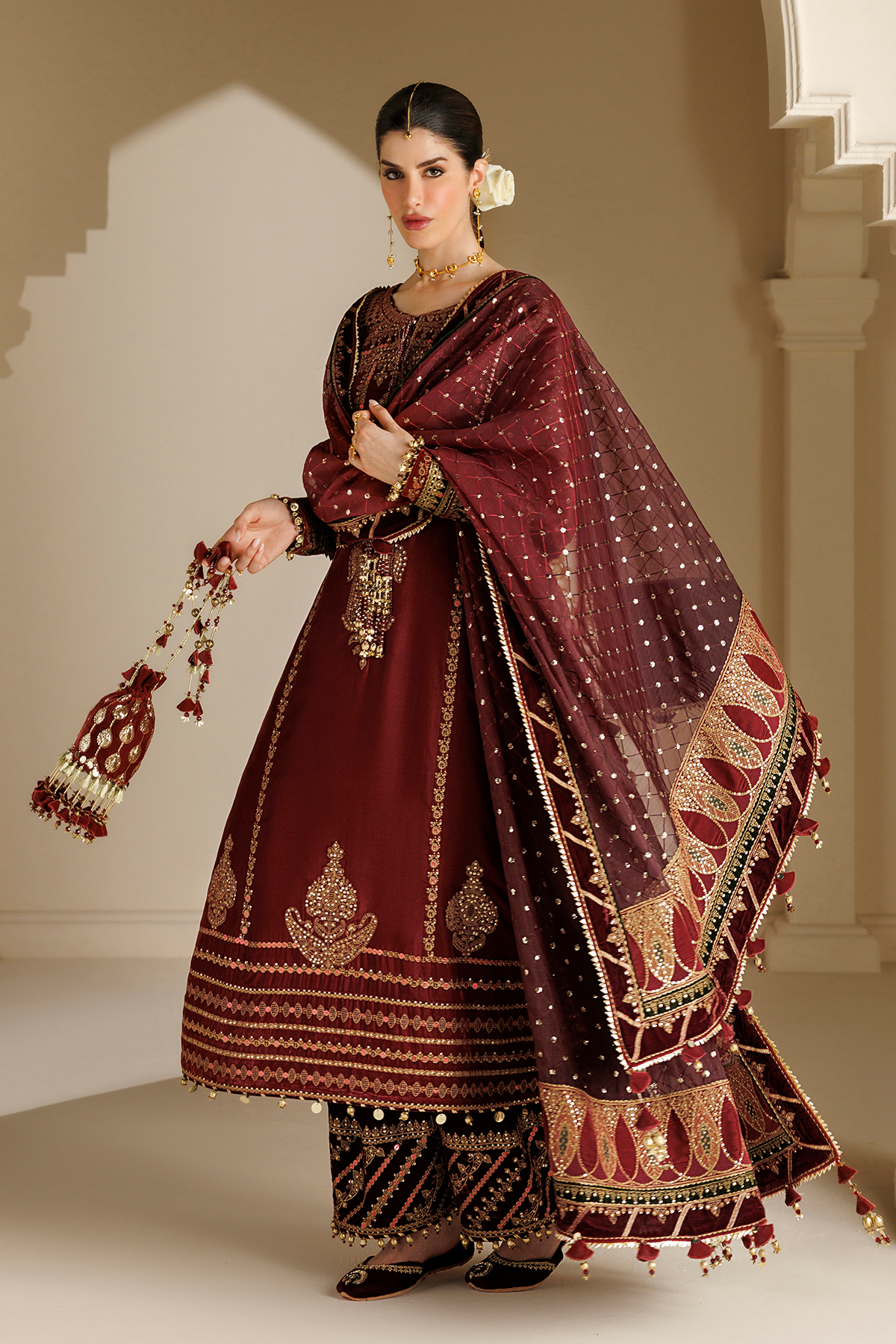 Embroidered Velvet Formal CVF26-D10