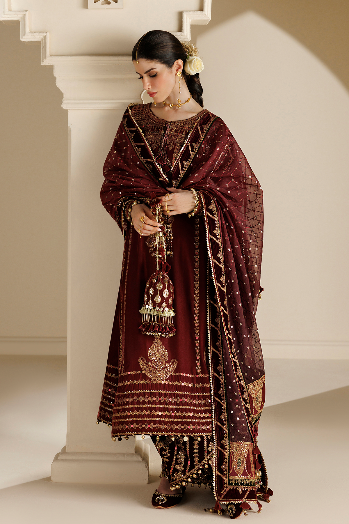 Embroidered Velvet Formal CVF26-D10