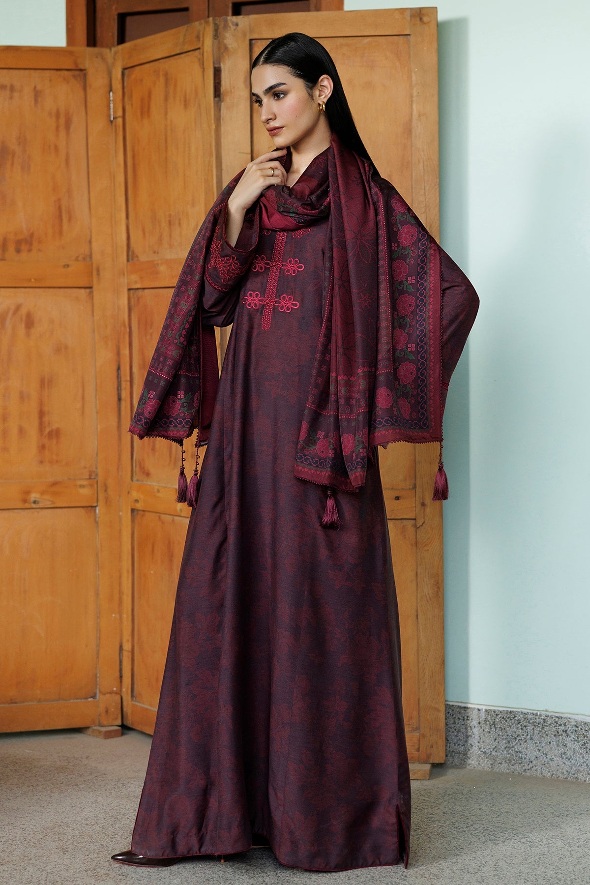 EMBROIDERED PREMIUM VISCOSE RTW-0249