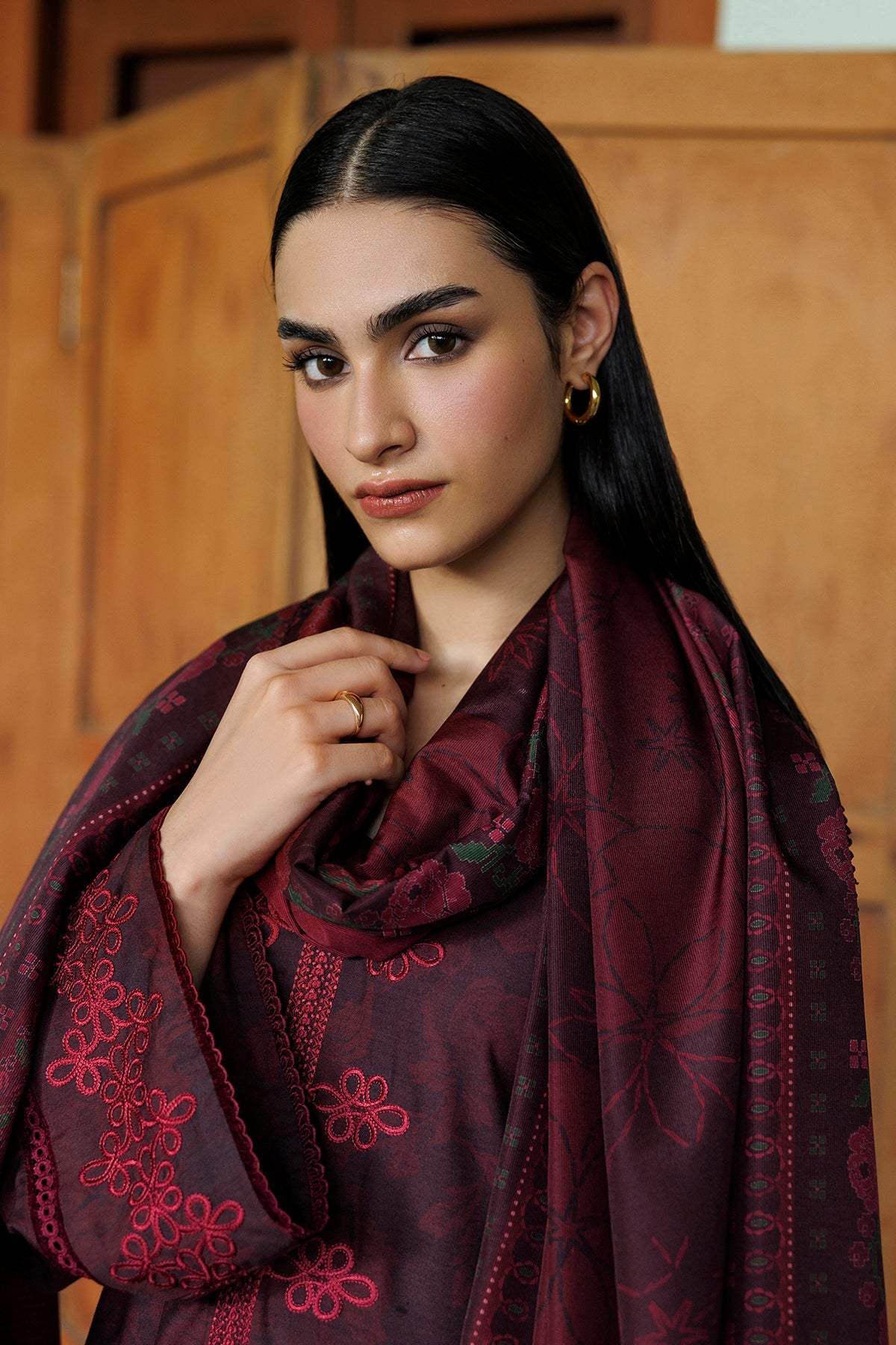 EMBROIDERED PREMIUM VISCOSE RTW-0249