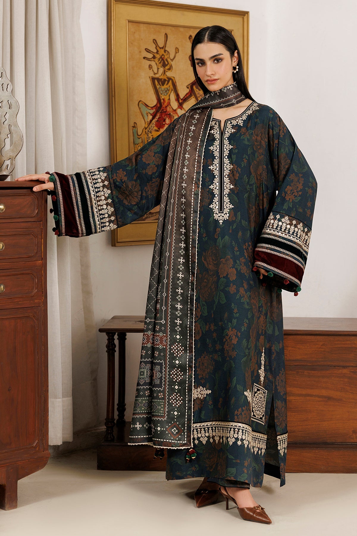 EMBROIDERED PREMIUM VISCOSE RTW-0266