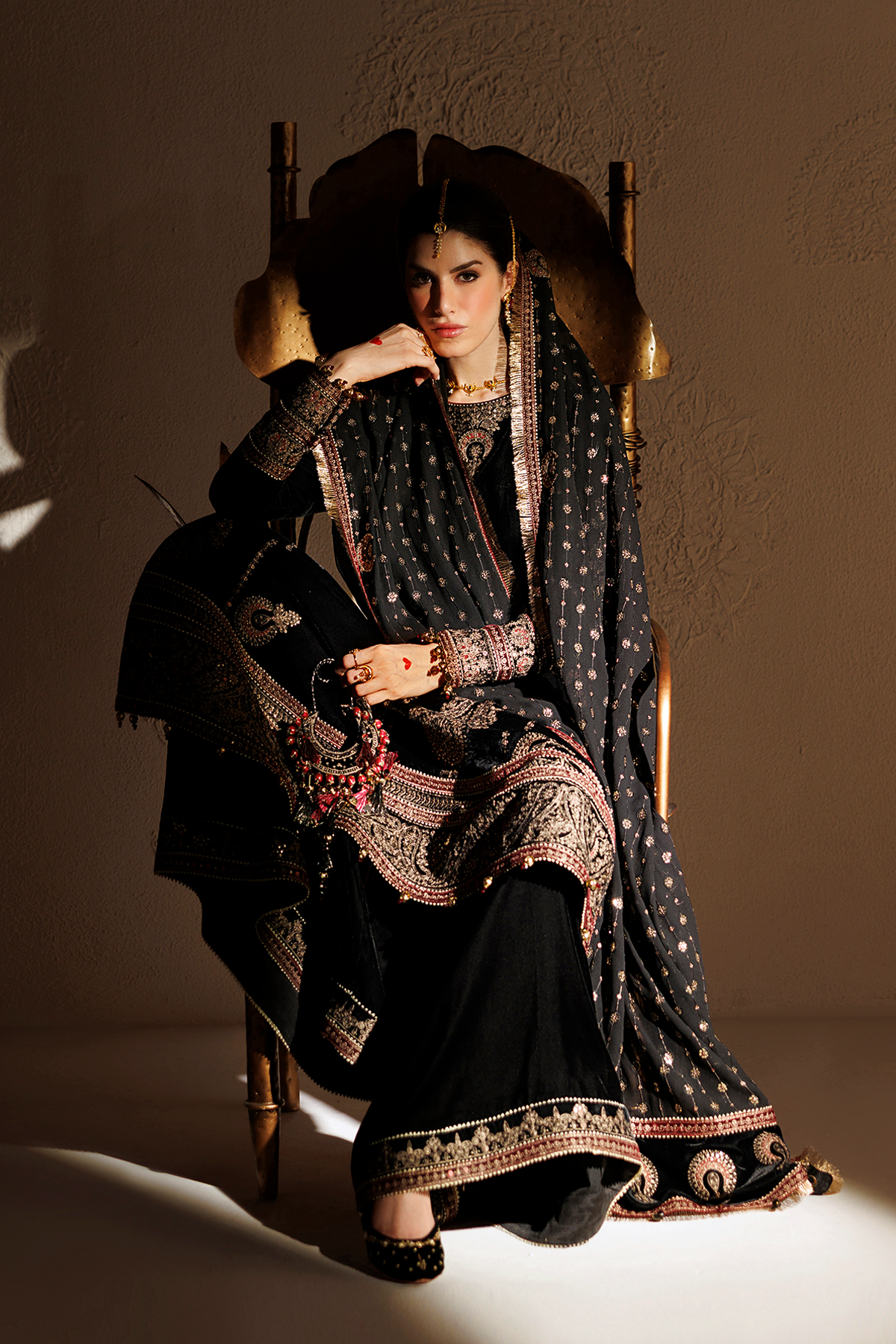 Embroidered Velvet Formal CVF26-D01