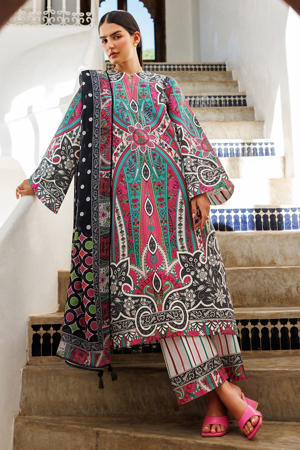 DIGITAL PRINTED LAWN USE-9321