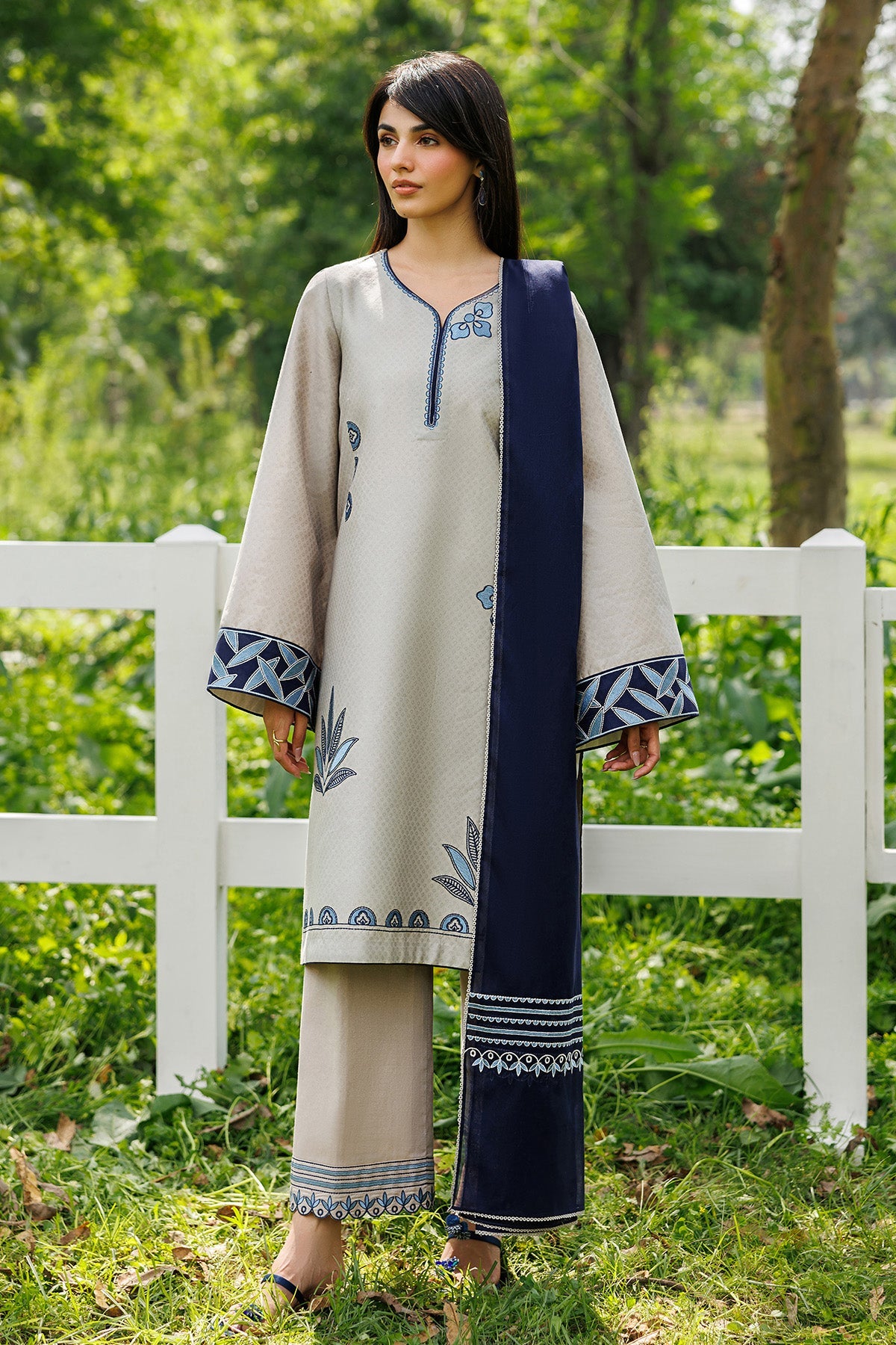 EMBROIDERED LAWN RTW-1306
