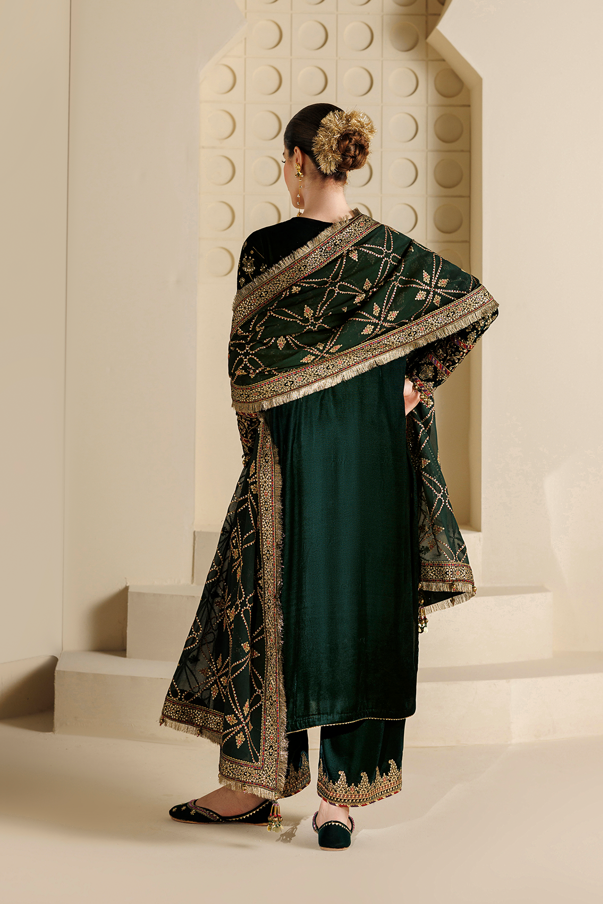 Embroidered Velvet Formal CVF26-D07