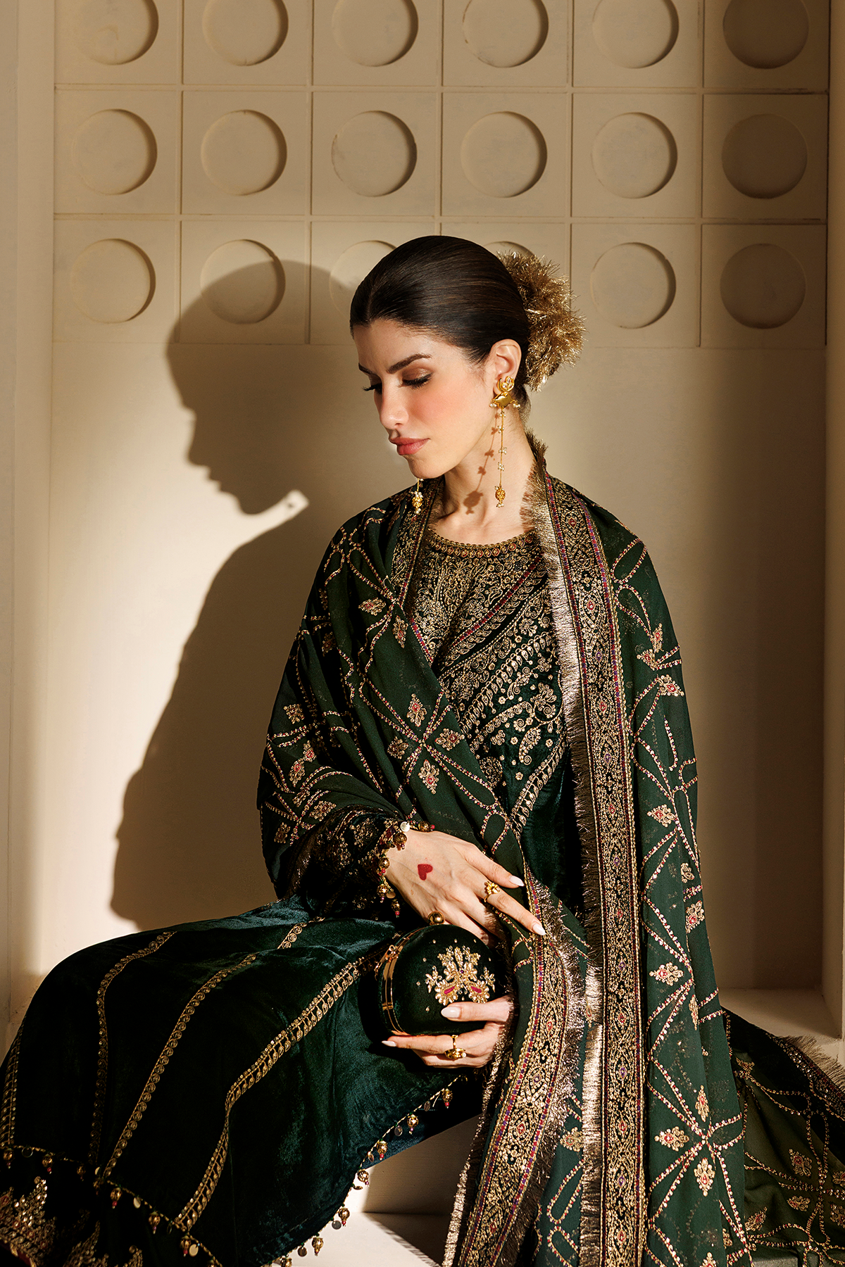 Embroidered Velvet Formal CVF26-D07