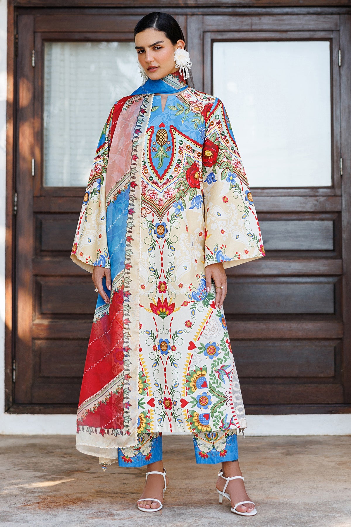 EMBROIDERED LAWN RTW-9312