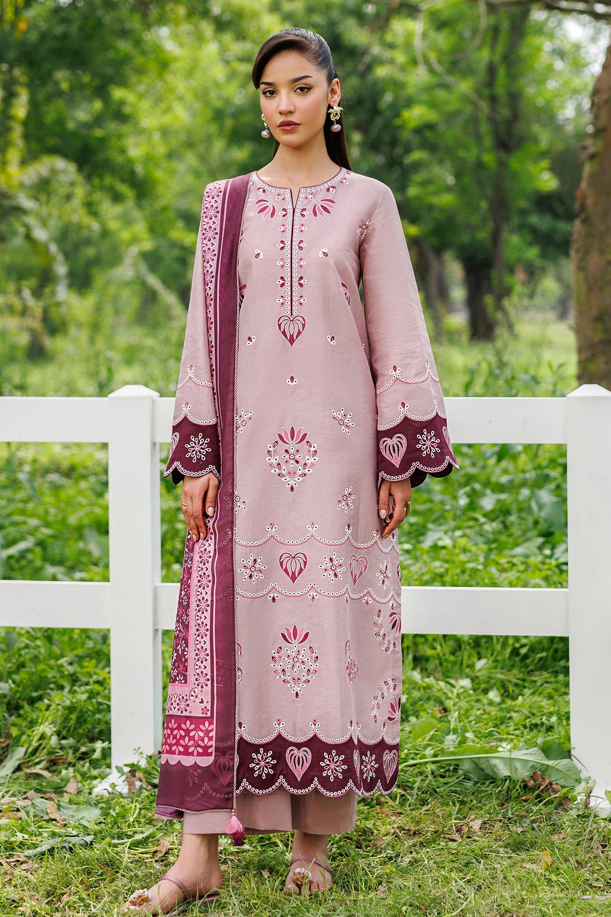 EMBROIDERED LAWN RTW-9348