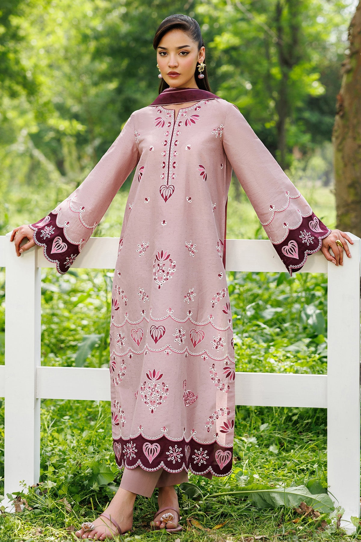 EMBROIDERED LAWN RTW-9348