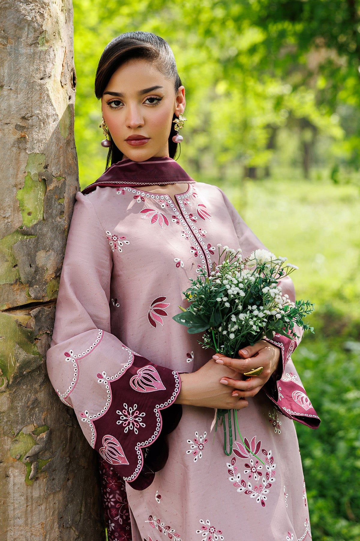 EMBROIDERED LAWN RTW-9348