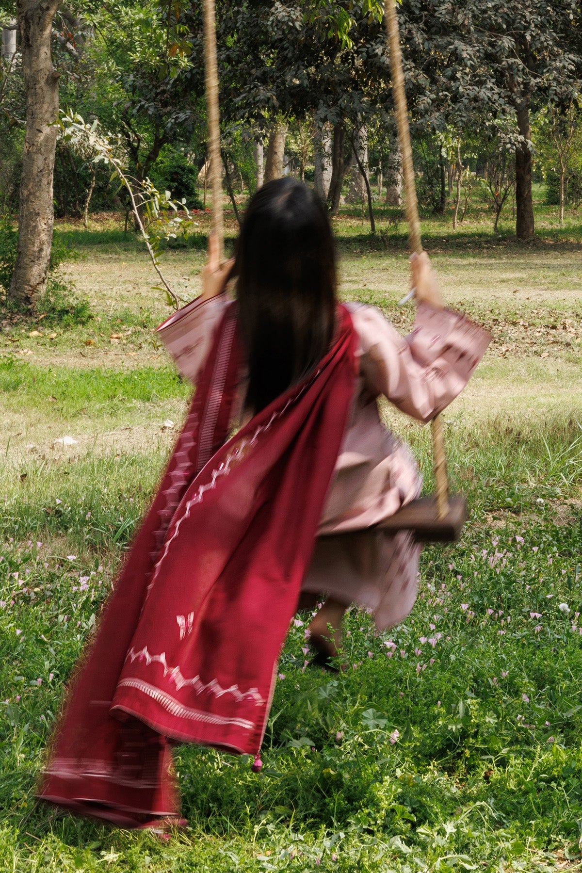 EMBROIDERED LAWN USE-9350