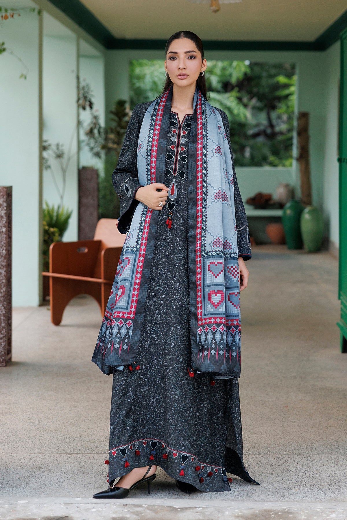 EMBROIDERED PREMIUM VISCOSE UW-0264