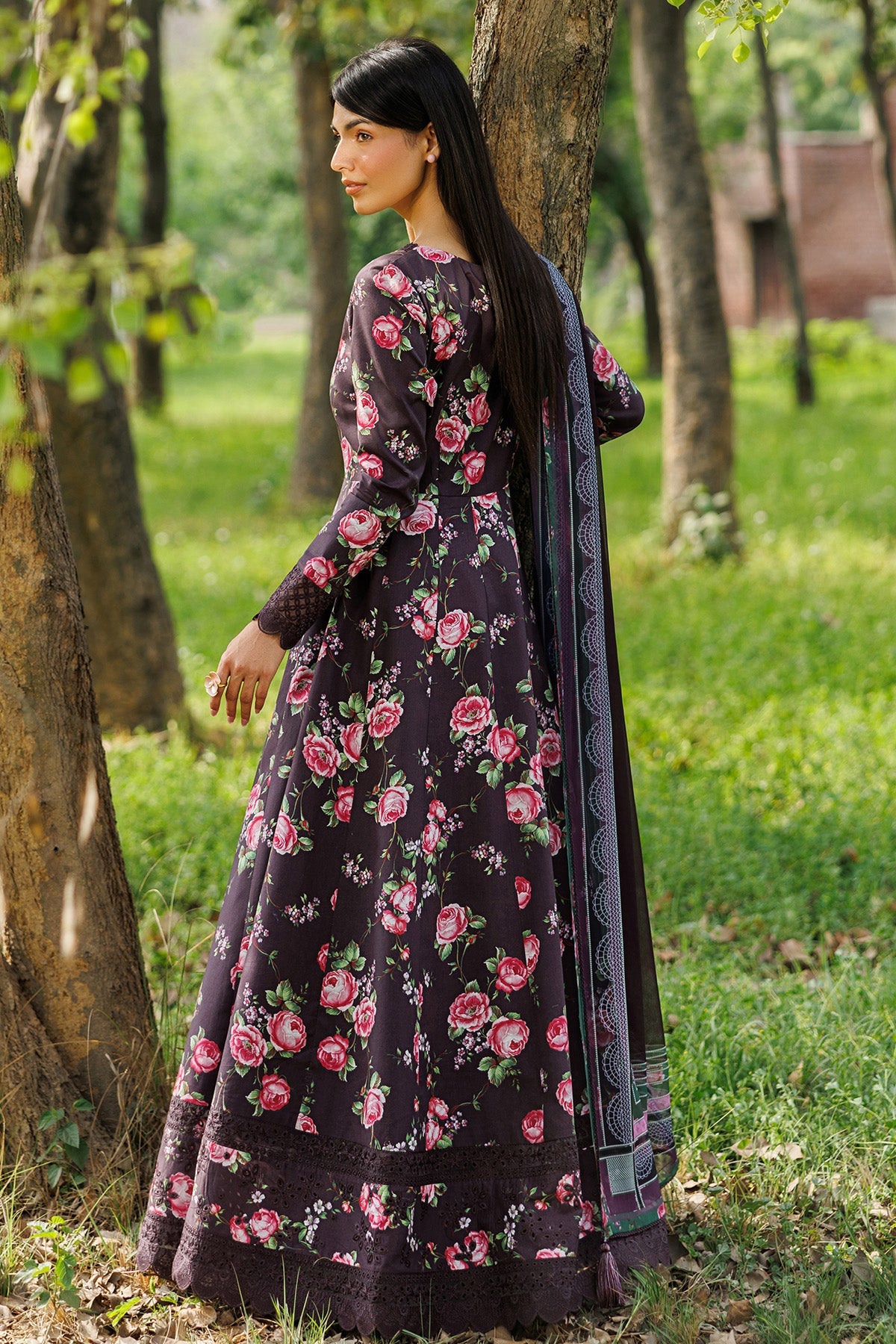 EMBROIDERED LAWN USE-9353