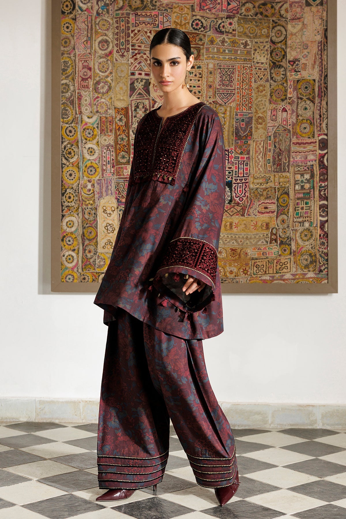 EMBROIDERED PREMIUM VISCOSE RTW-1333