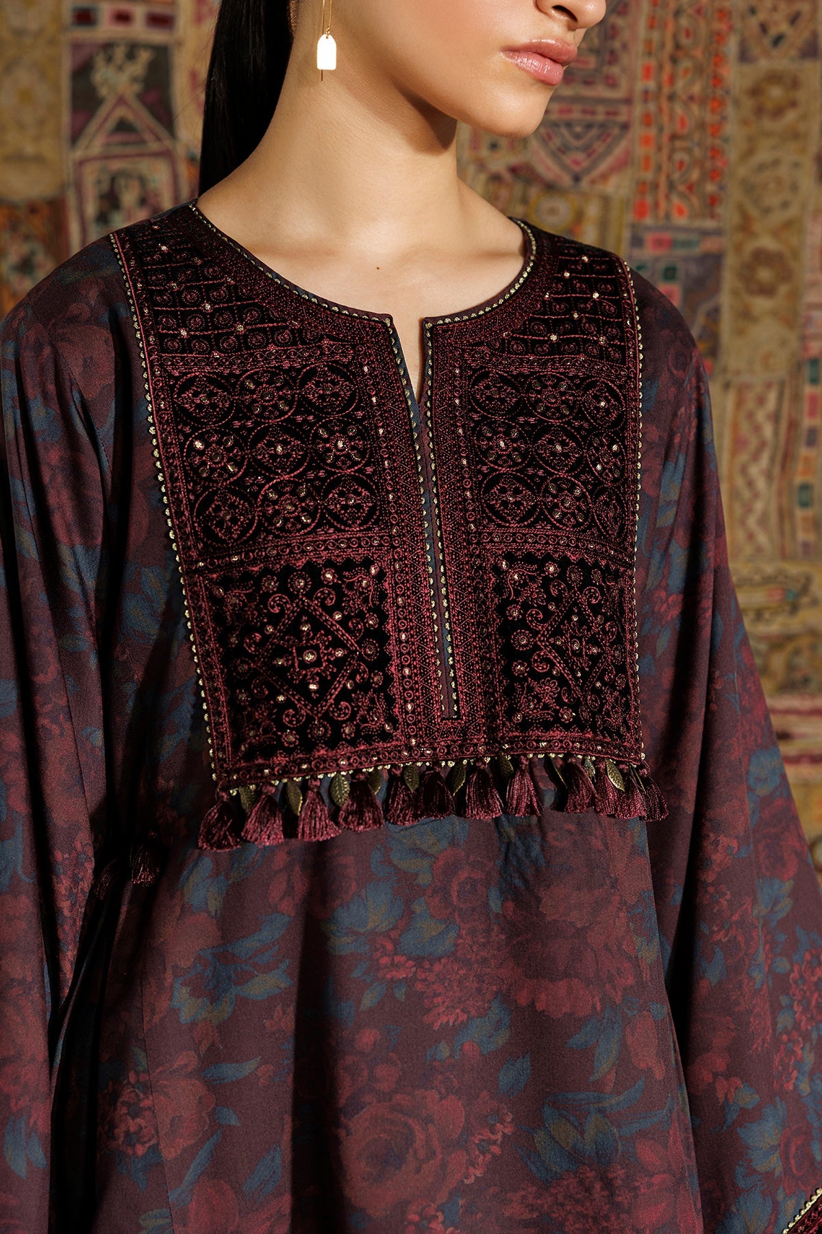 EMBROIDERED PREMIUM VISCOSE RTW-1333
