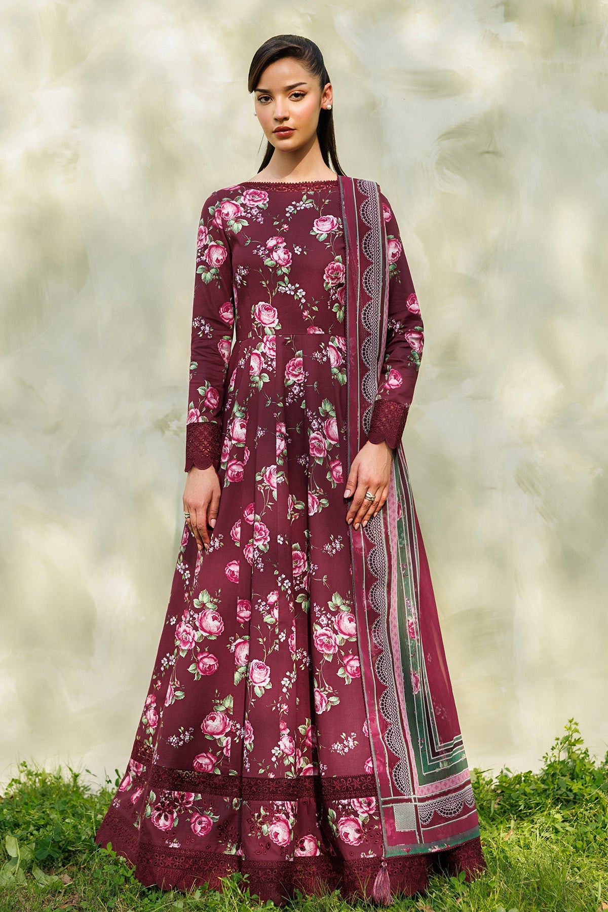 EMBROIDERED LAWN RTW-1313