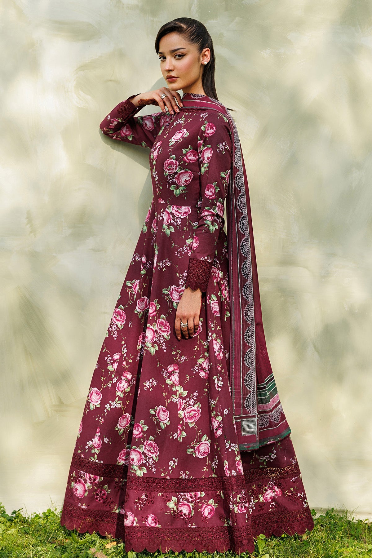 EMBROIDERED LAWN RTW-1313