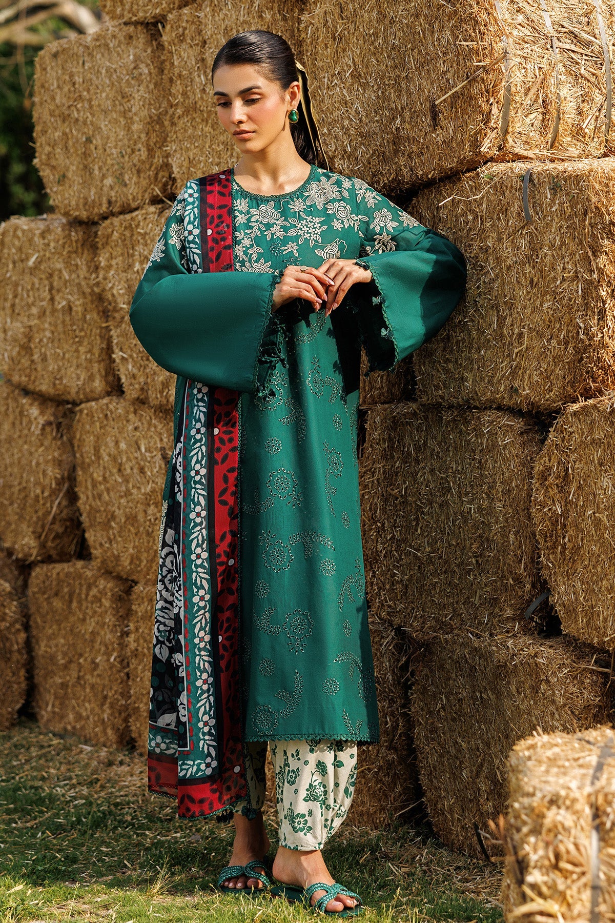 EMBROIDERED LAWN RTW-9330
