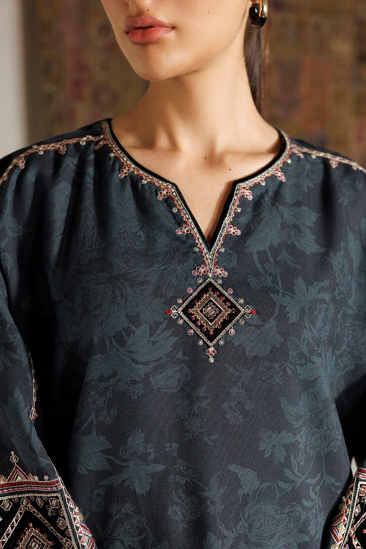 EMBROIDERED PREMIUM VISCOSE RTW-1332