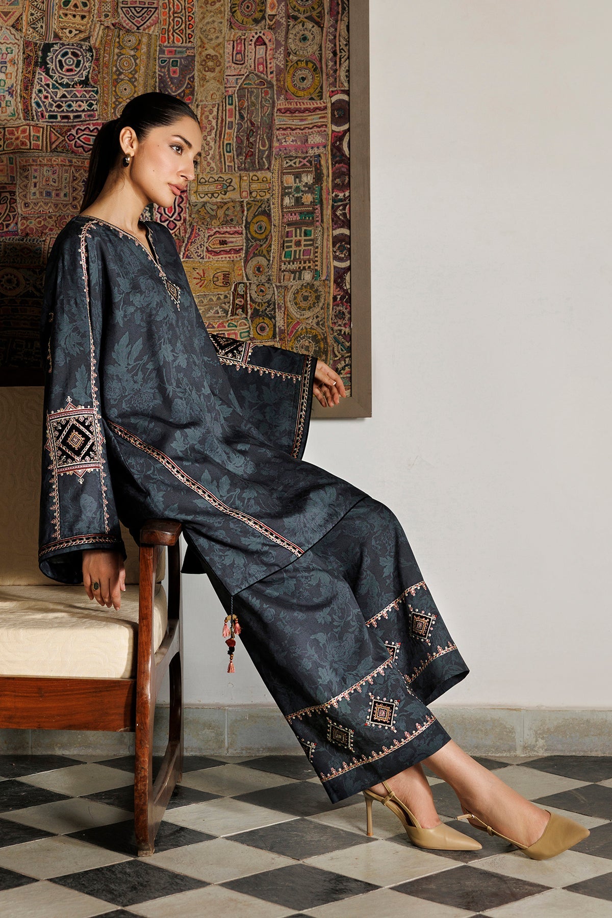 EMBROIDERED PREMIUM VISCOSE RTW-1332