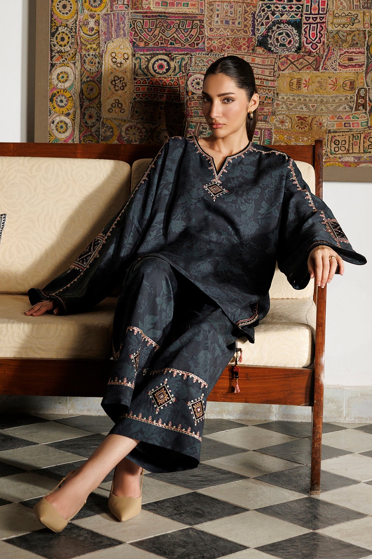 EMBROIDERED PREMIUM VISCOSE RTW-1332