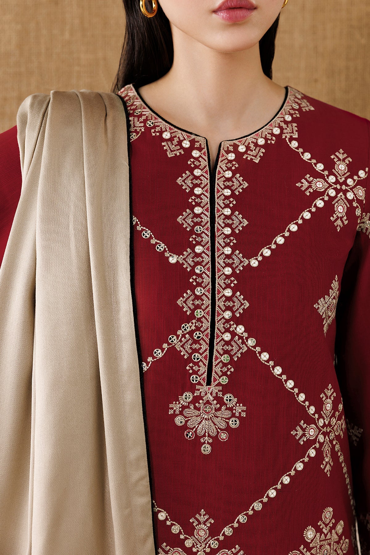 EMBROIDERED PREMIUM KHADDAR RTW-0284