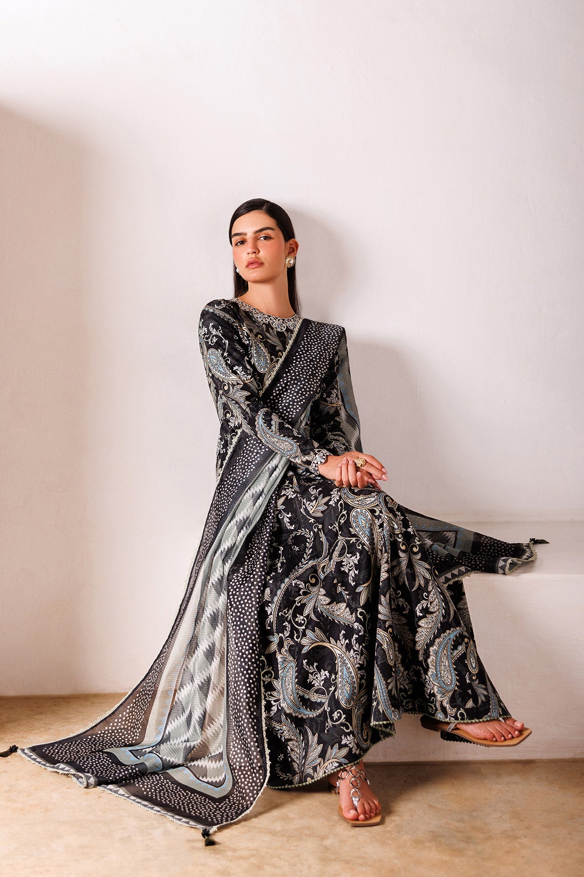 EMBROIDERED LAWN RTW-1287