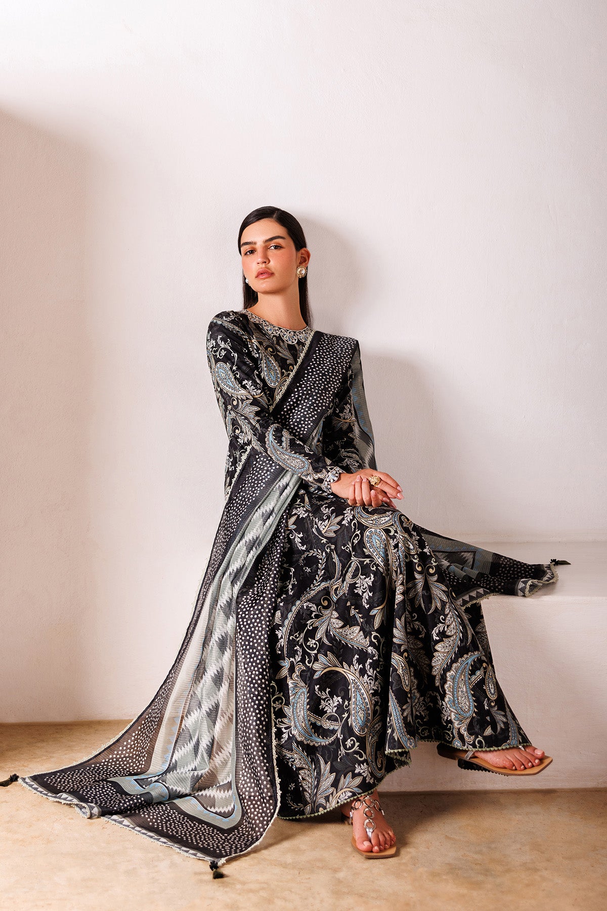 EMBROIDERED LAWN RTW-1287