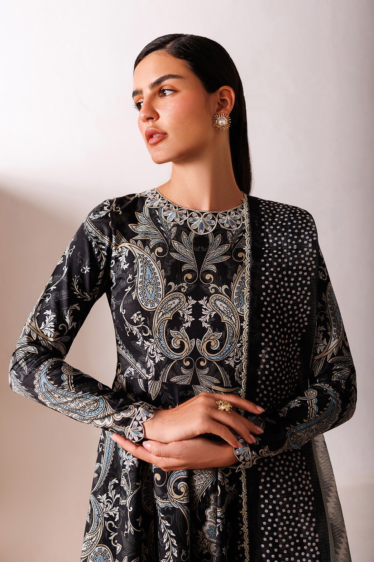 EMBROIDERED LAWN RTW-1287