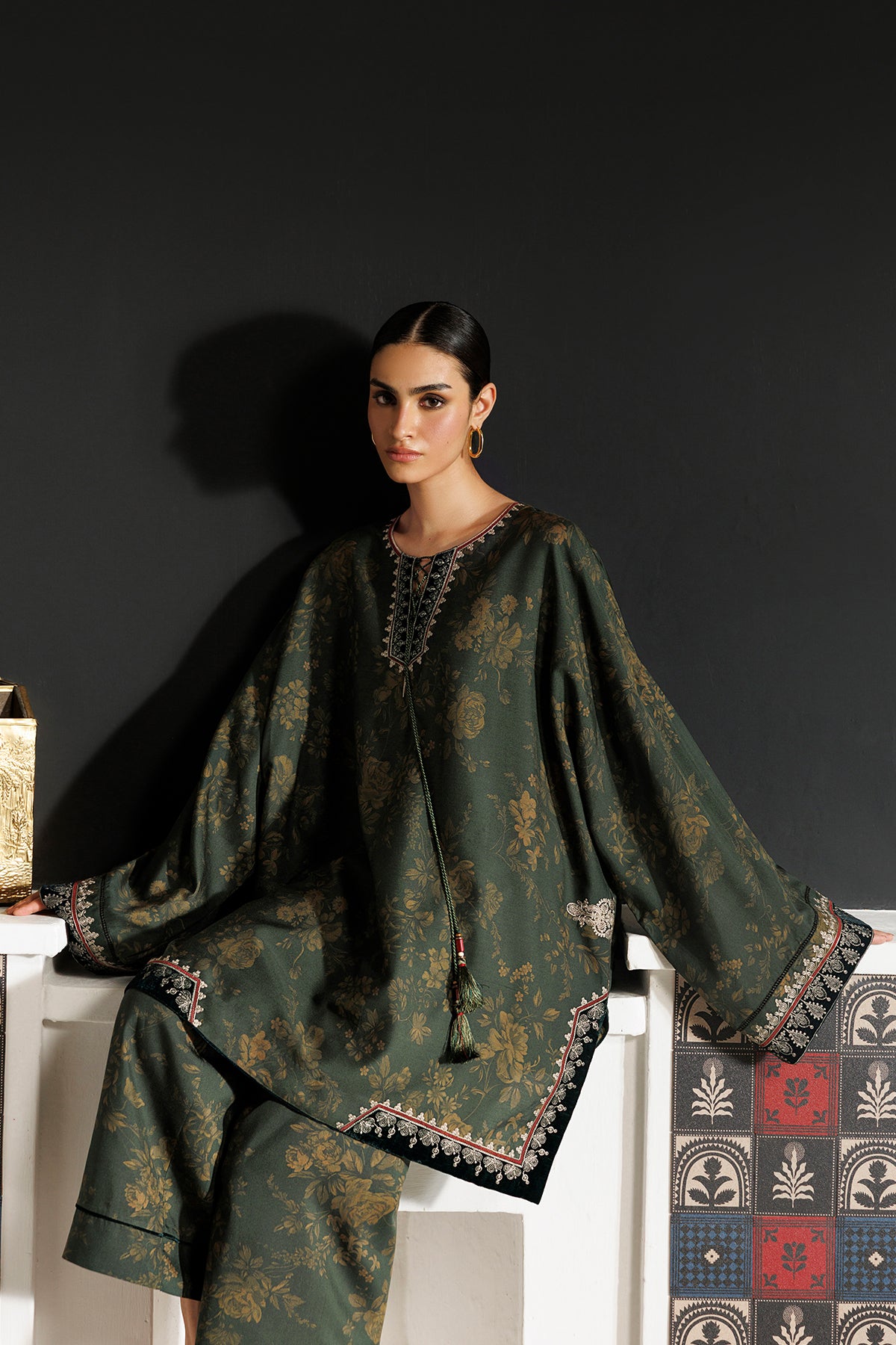 EMBROIDERED PREMIUM VISCOSE RTW-1337